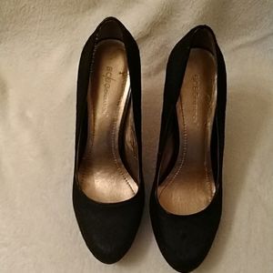 BCBGENERATION Black Pony Hair Pumps